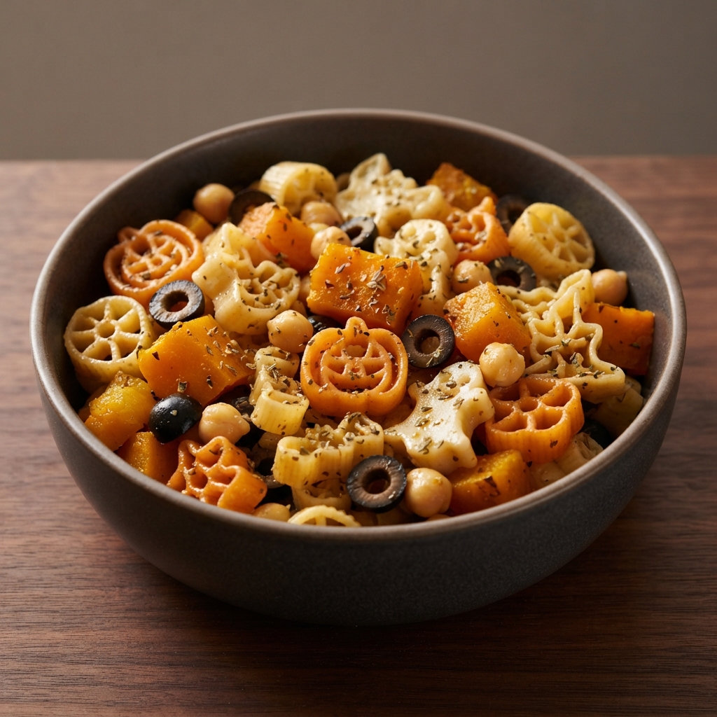 Spiced Pumpkin Halloween Pasta