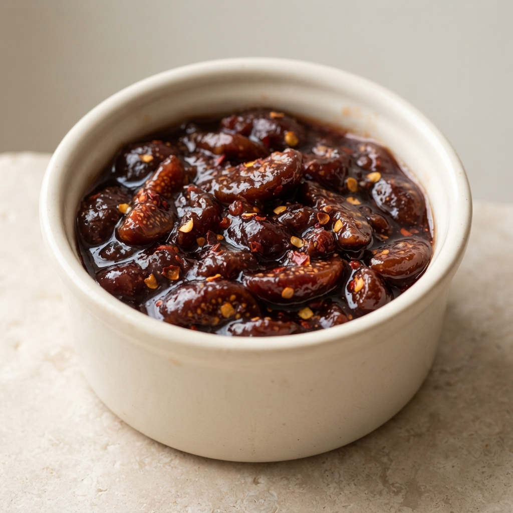 Sweet-Heat Fig Compote