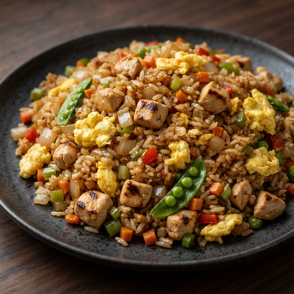 Chinese-Style Chicken Fried Rice