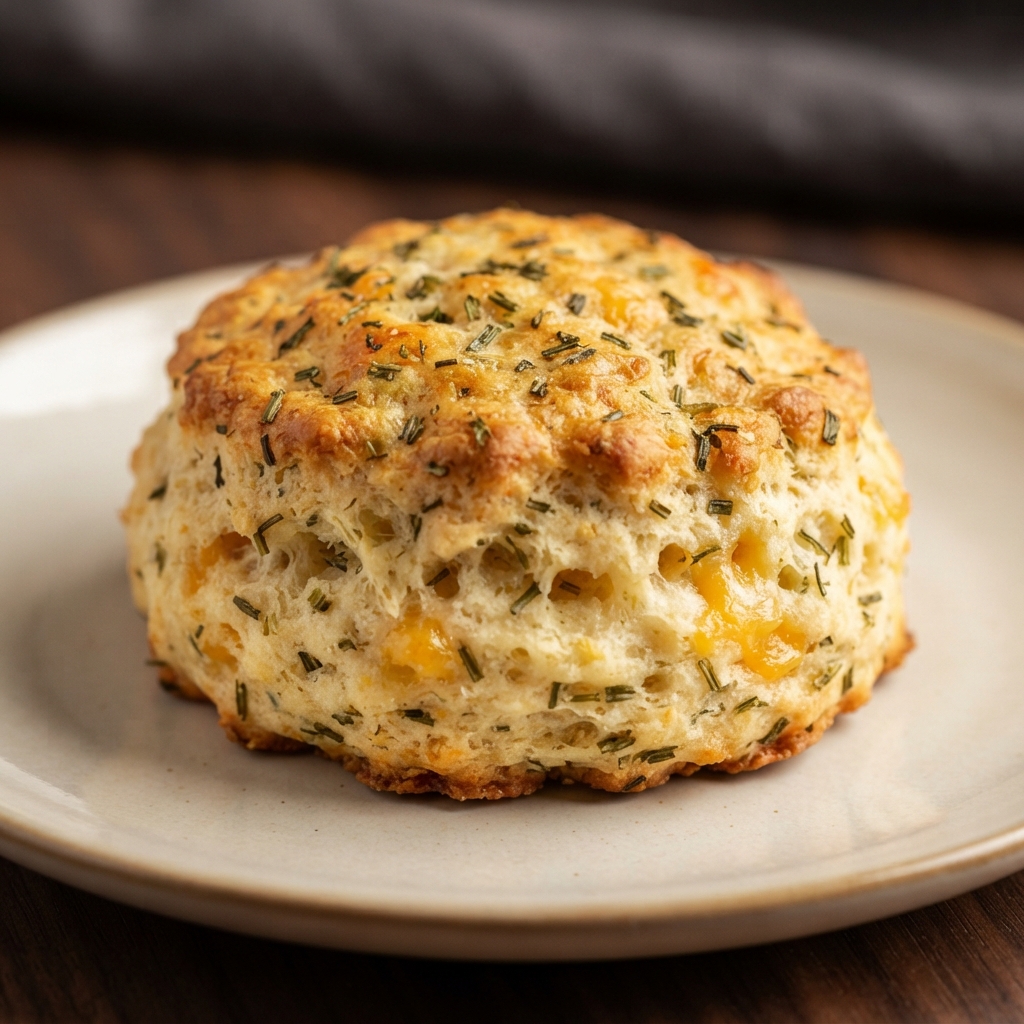 Chive-Garlic Cheddar Drop Biscuits