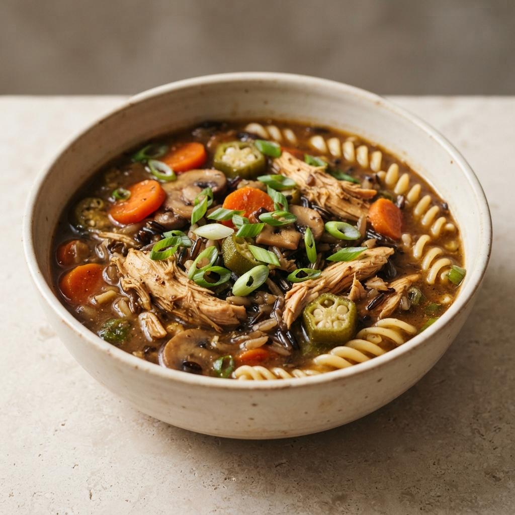 Creole-Style Chicken Gumbo Soup