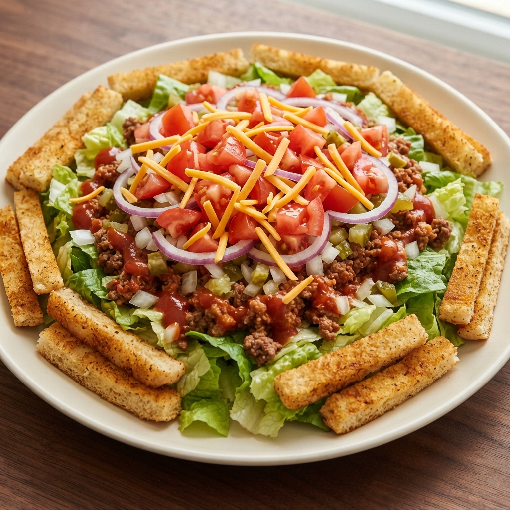 Burger-Inspired Chopped Salad