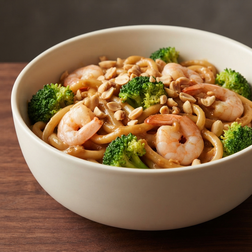 Shrimp and Peanut Butter Noodles