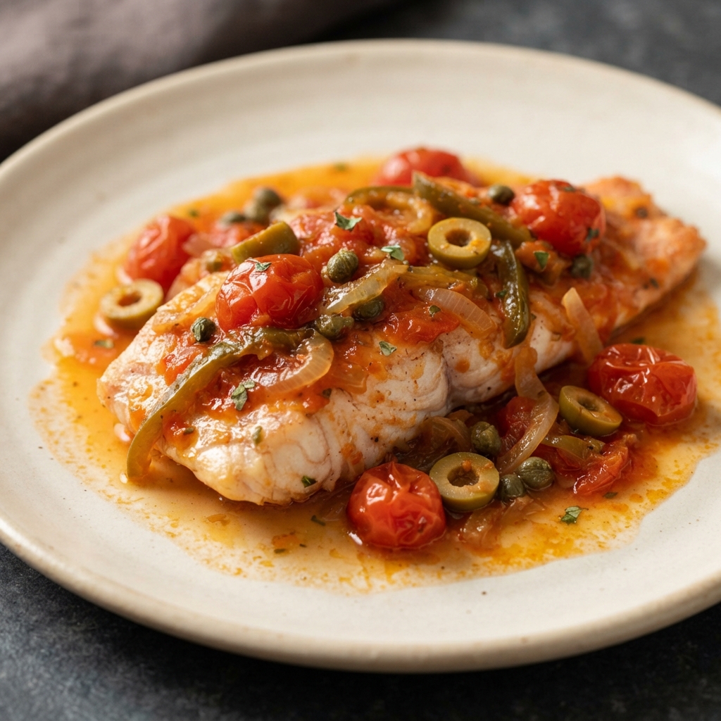 Red Snapper a la Veracruzana