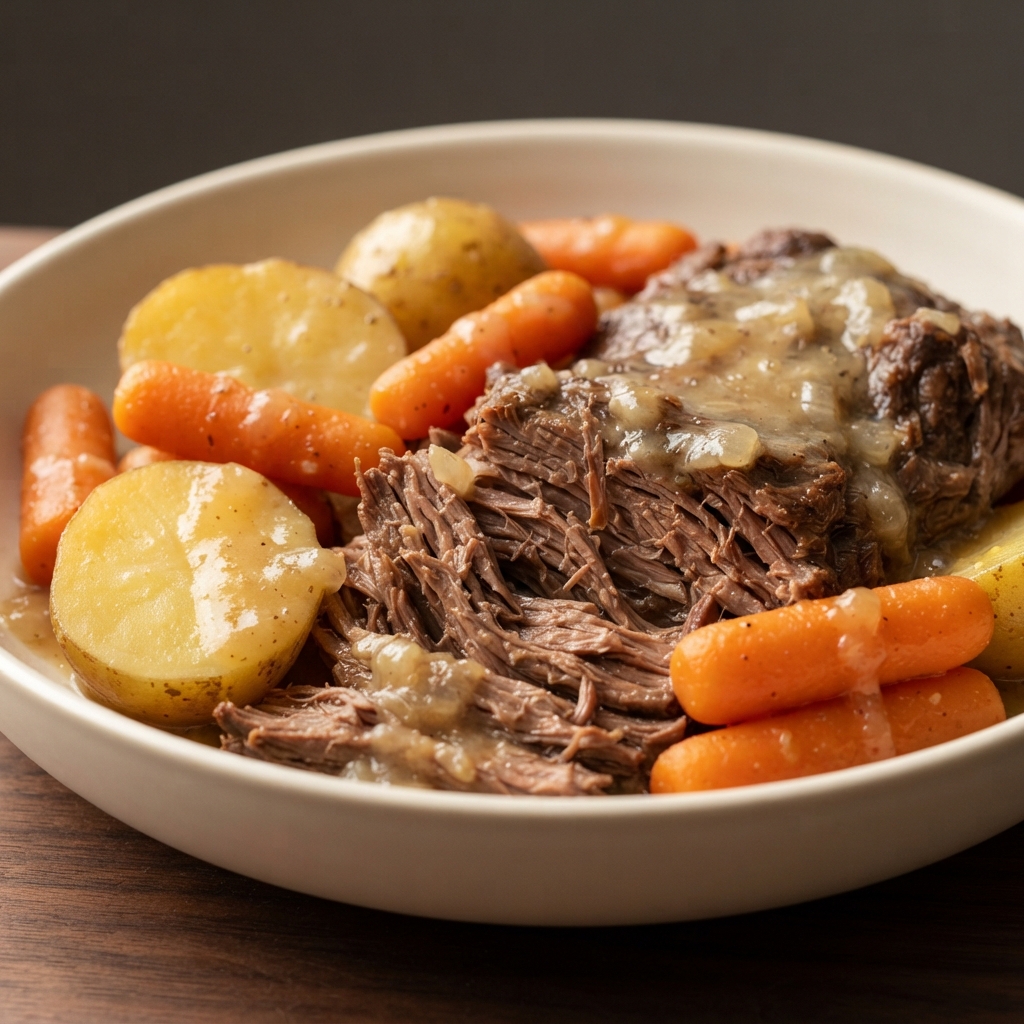 5-Ingredient Slow Cooker Pot Roast