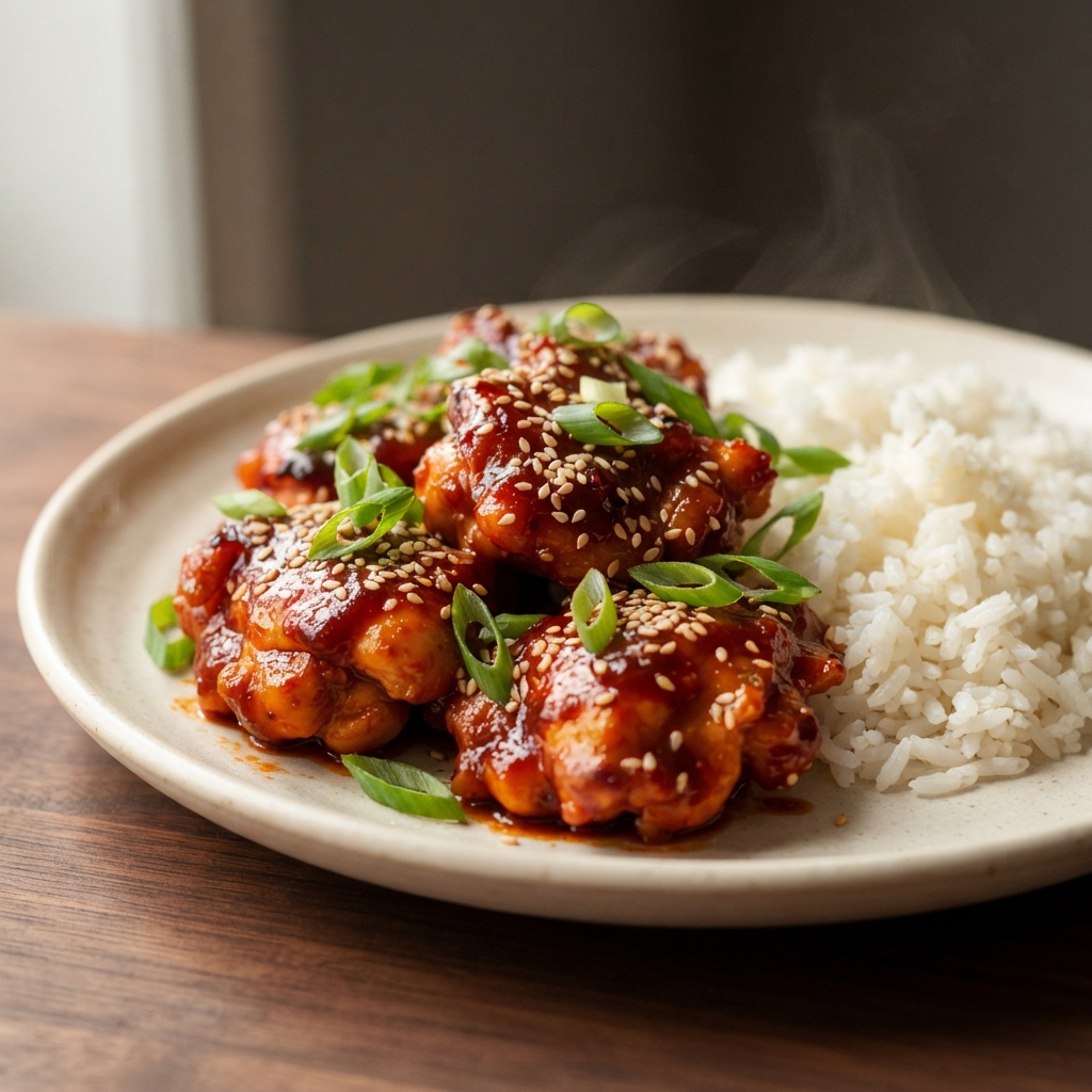 Sweet and Spicy Gochujang Chicken