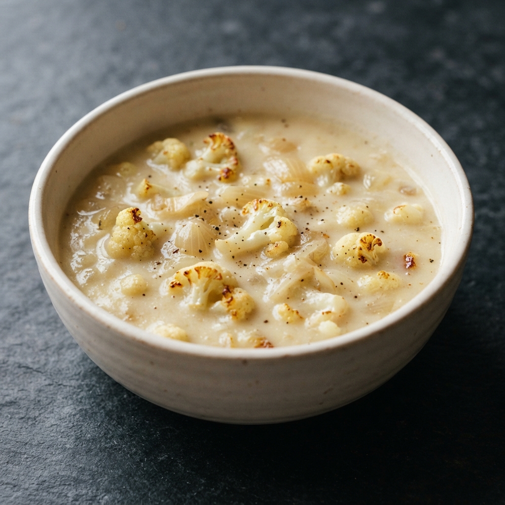 Silky Cauliflower Cream Soup