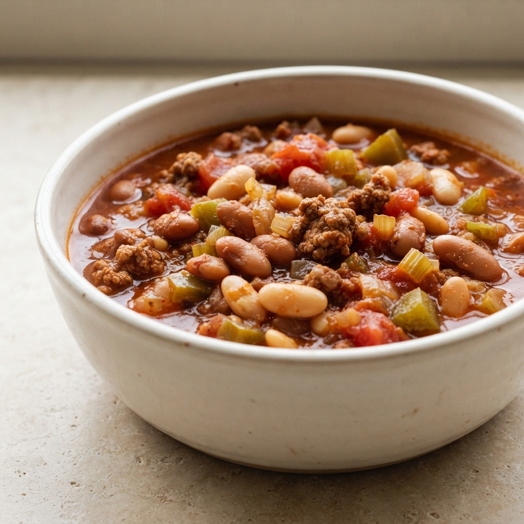 Hearty Slow-Simmered Chili