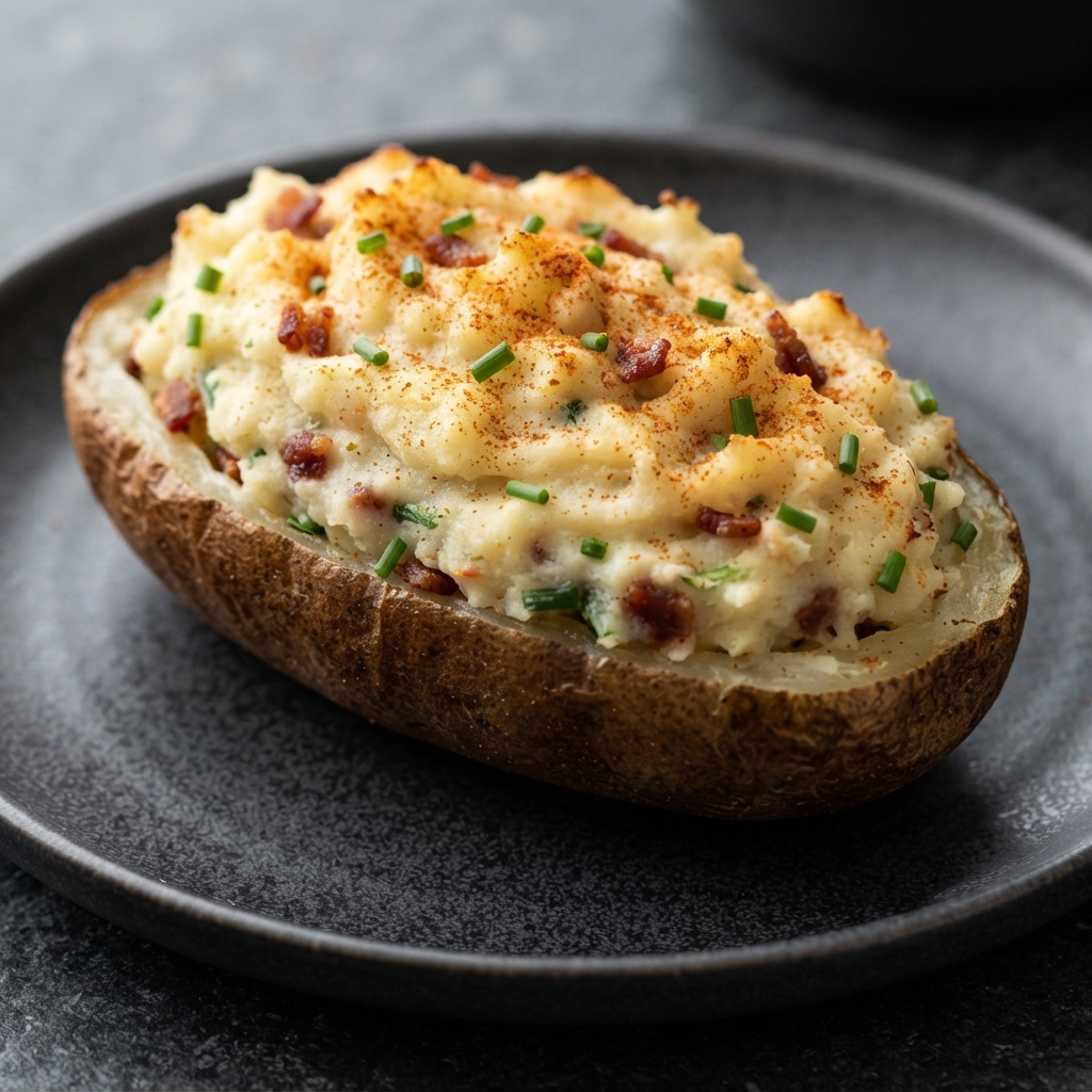 Plant-Based Twice-Baked Potatoes