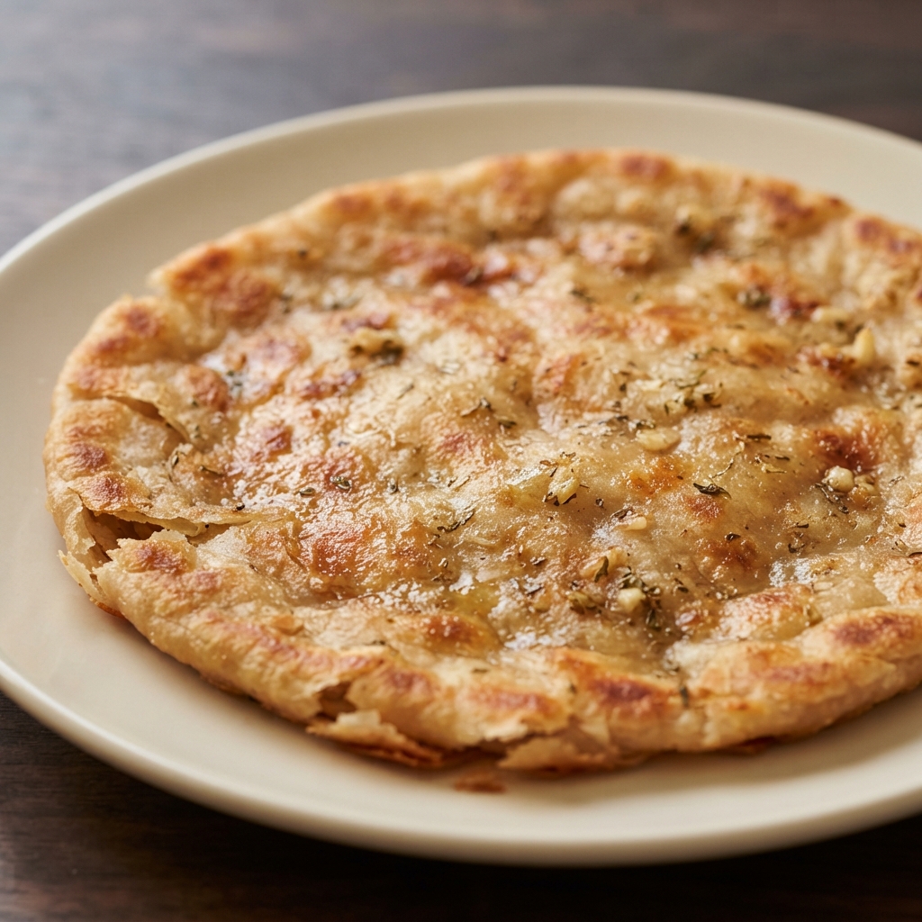 Garlic-Herb Paratha Flatbreads