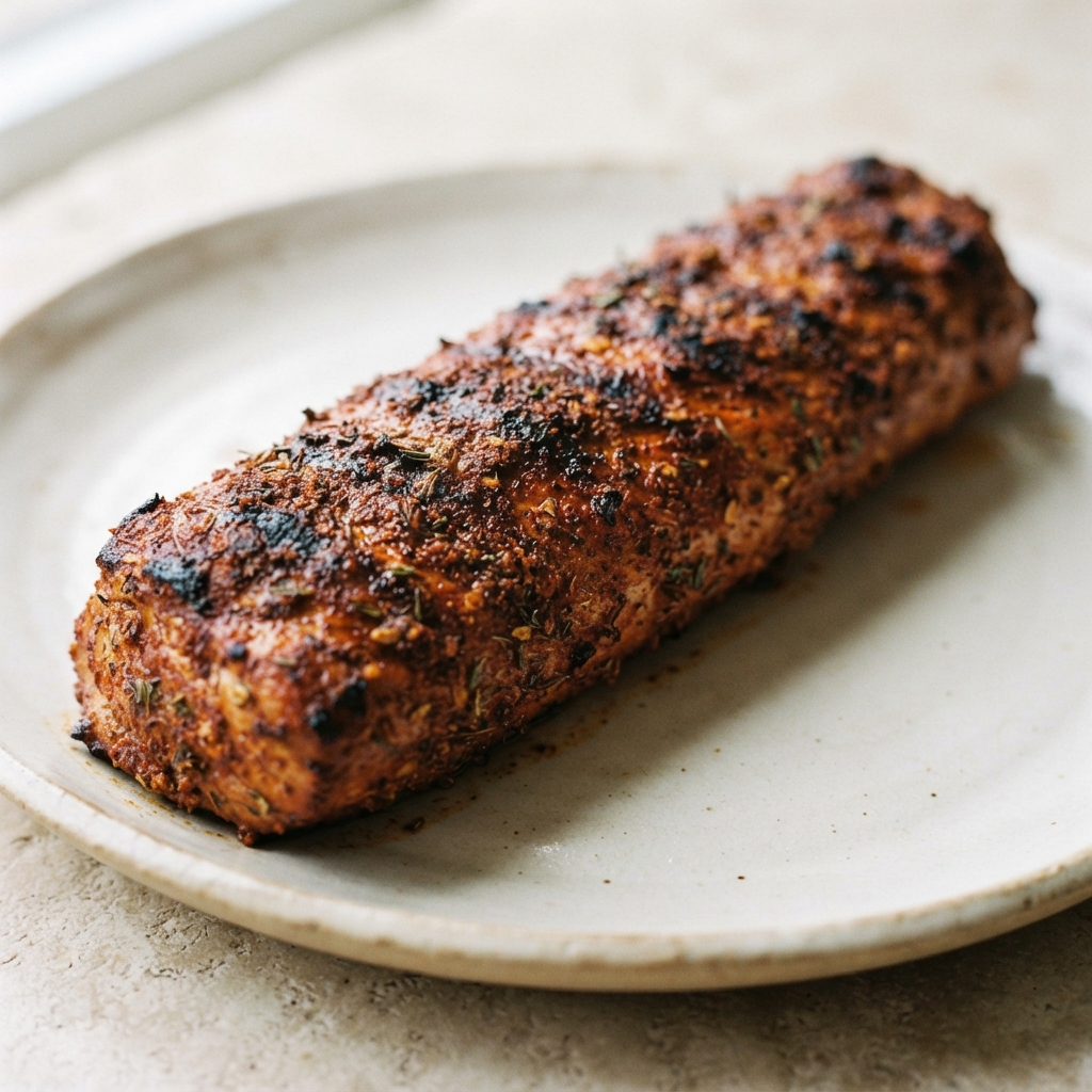 Chili-Rubbed Pork Tenderloin