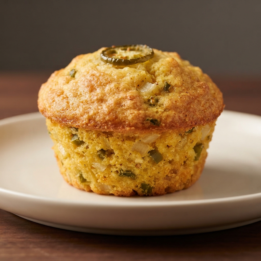 Buttermilk Jalapeño Cornbread Muffins