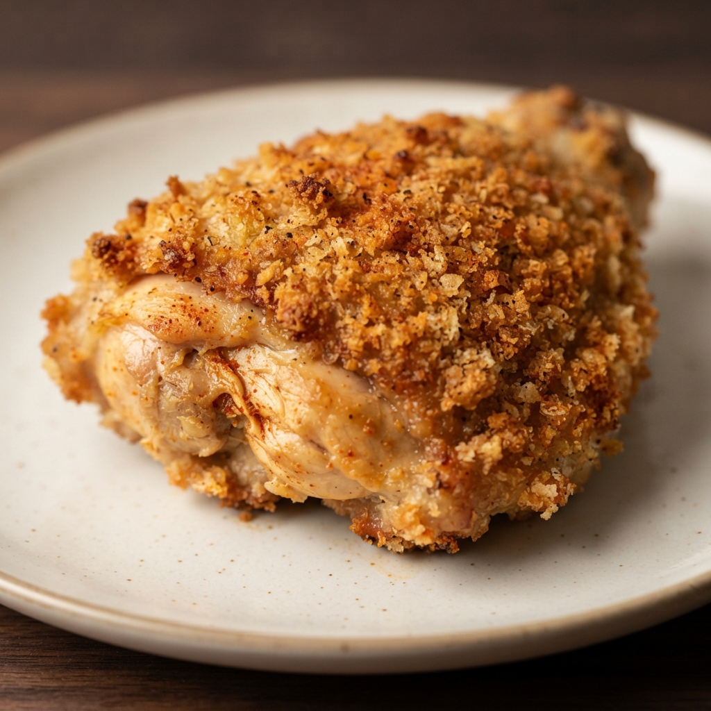 Crispy Oven-Baked Chicken Thighs