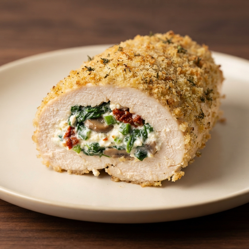 Stuffed Chicken Breasts with Feta and Spinach