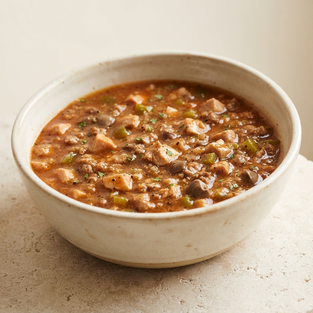 Spicy Cajun-Style Turkey Giblet Gravy