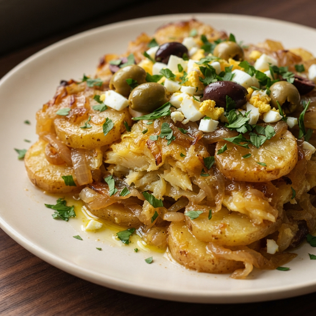 Maria's Portuguese Bacalhau Casserole