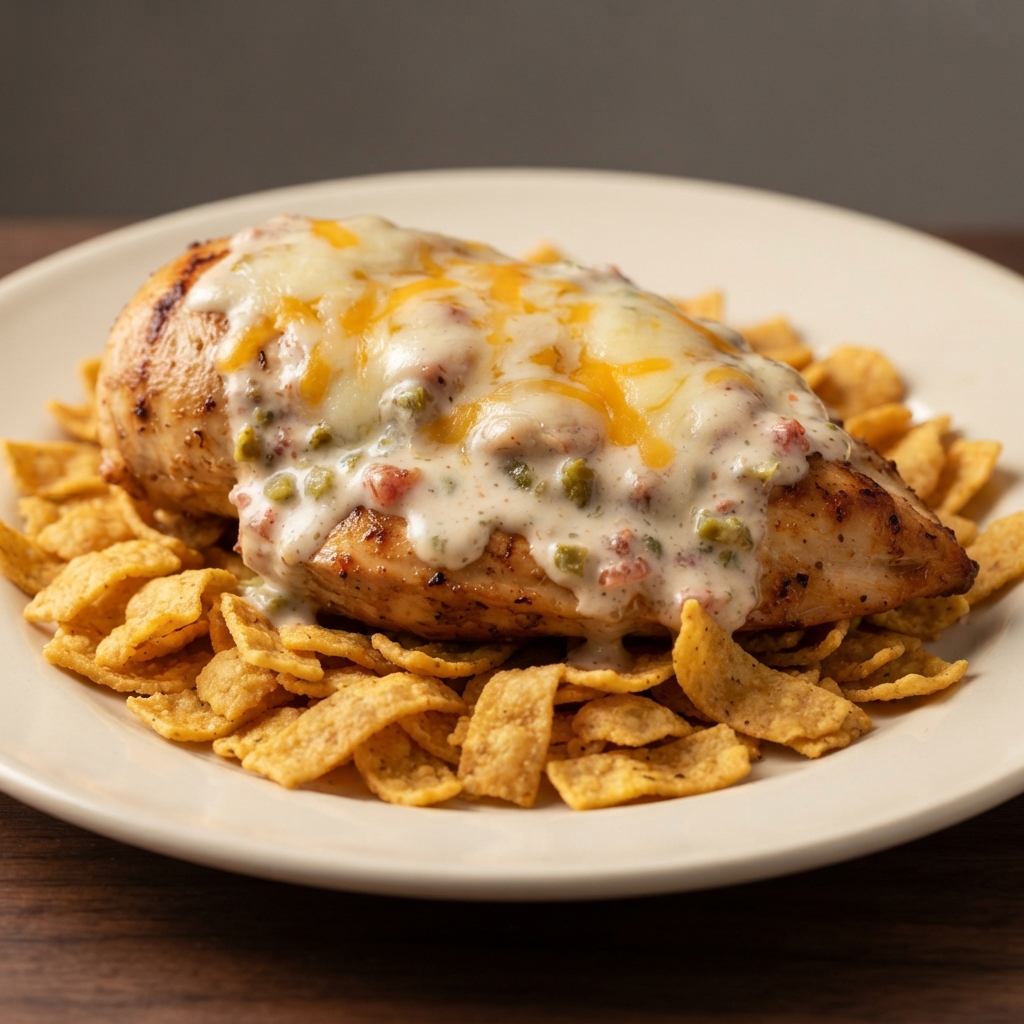 Tequila-Lime Chicken with Mexi-Ranch and Cheese