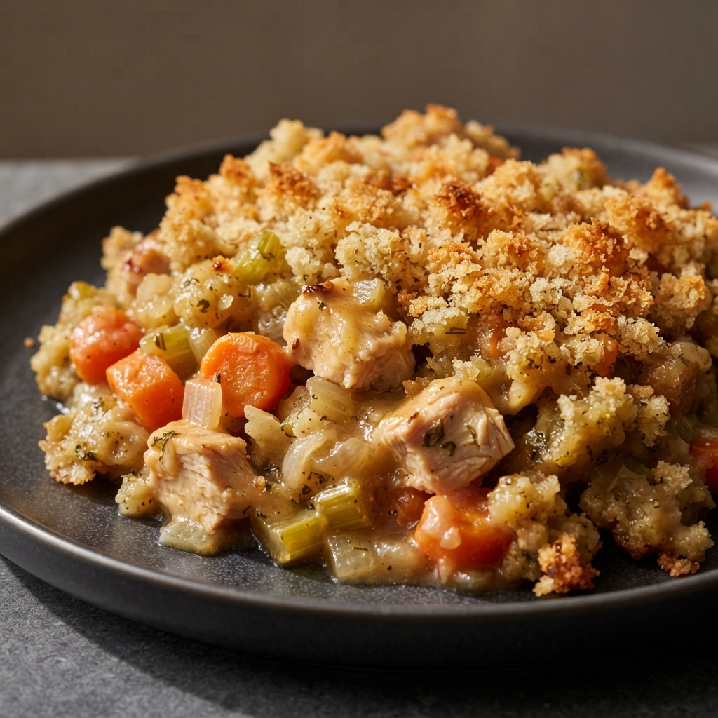Homestyle Turkey and Stuffing Bake
