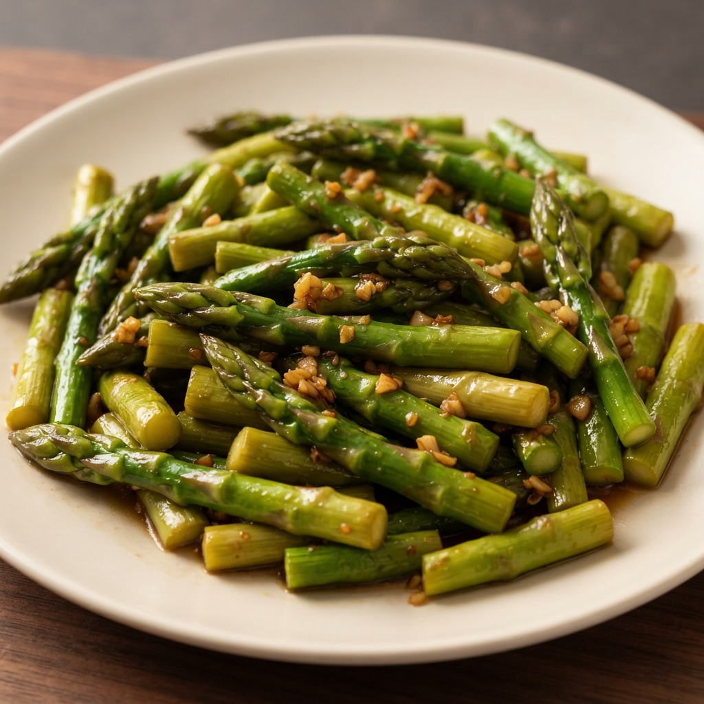 Garlic Stir-Fried Asparagus