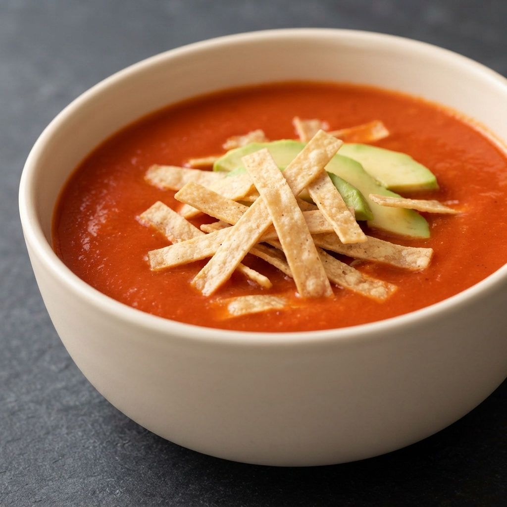 Plant-Based Tortilla Soup