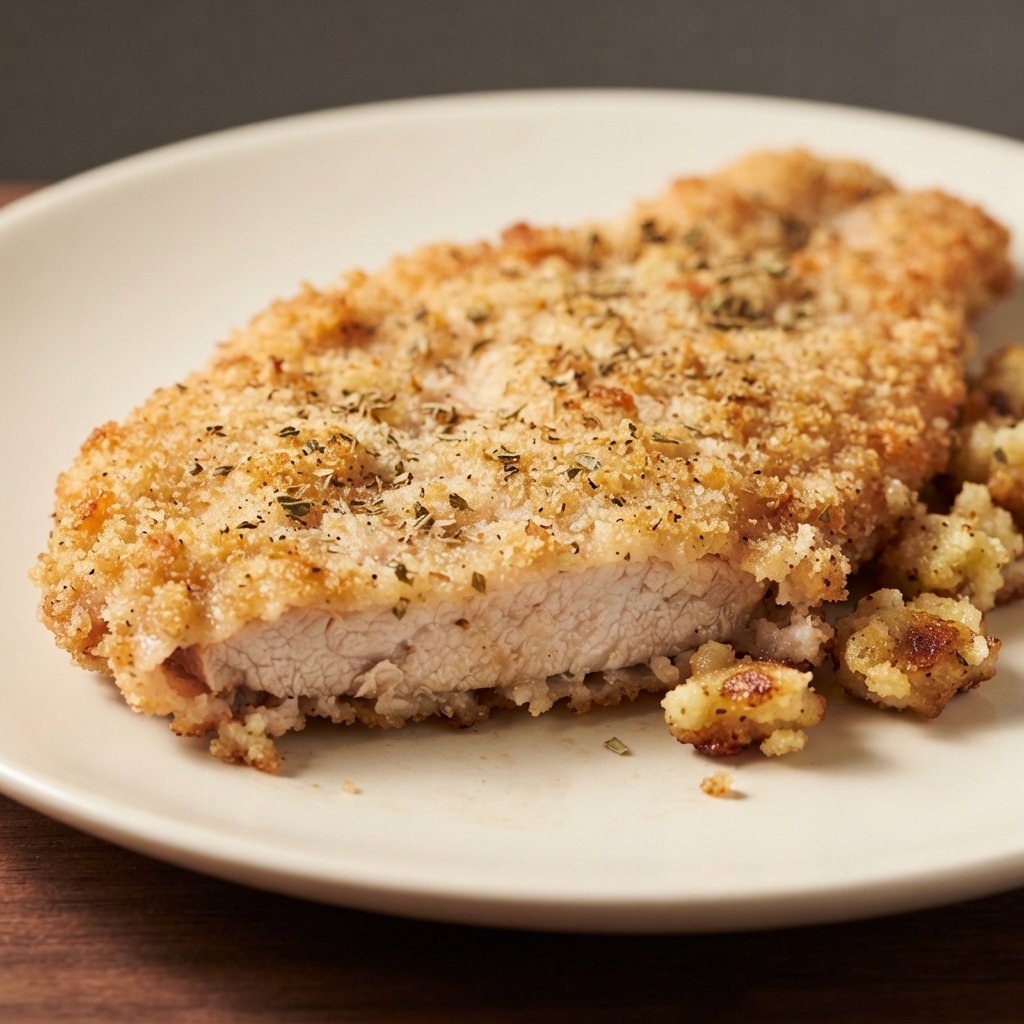 Crispy Breaded Pork Tenderloin Cutlets