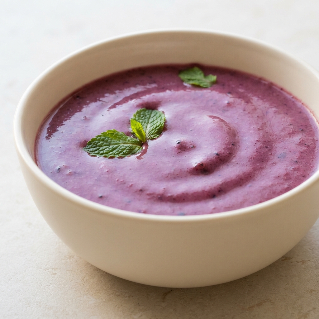 Refreshing Chilled Summer Fruit Soup