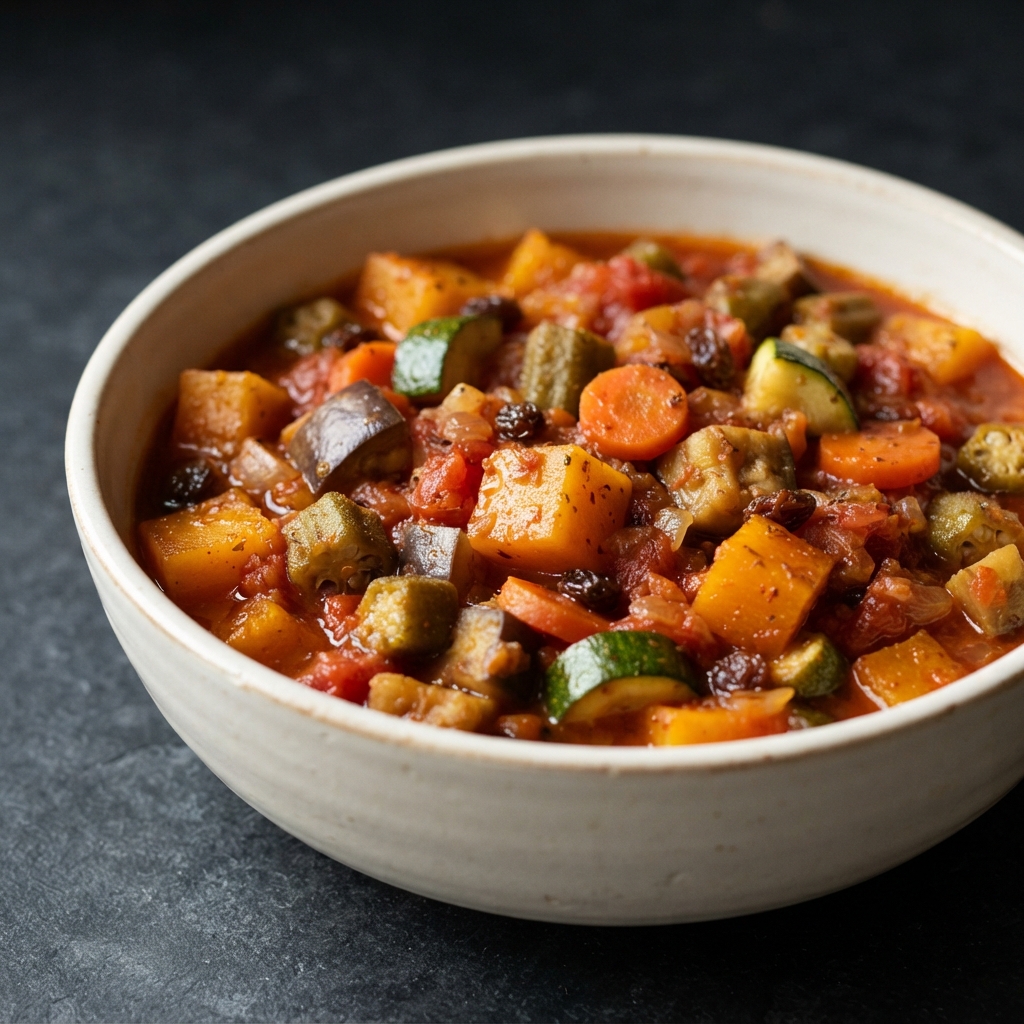 Mediterranean Veggie Slow-Cooker Stew