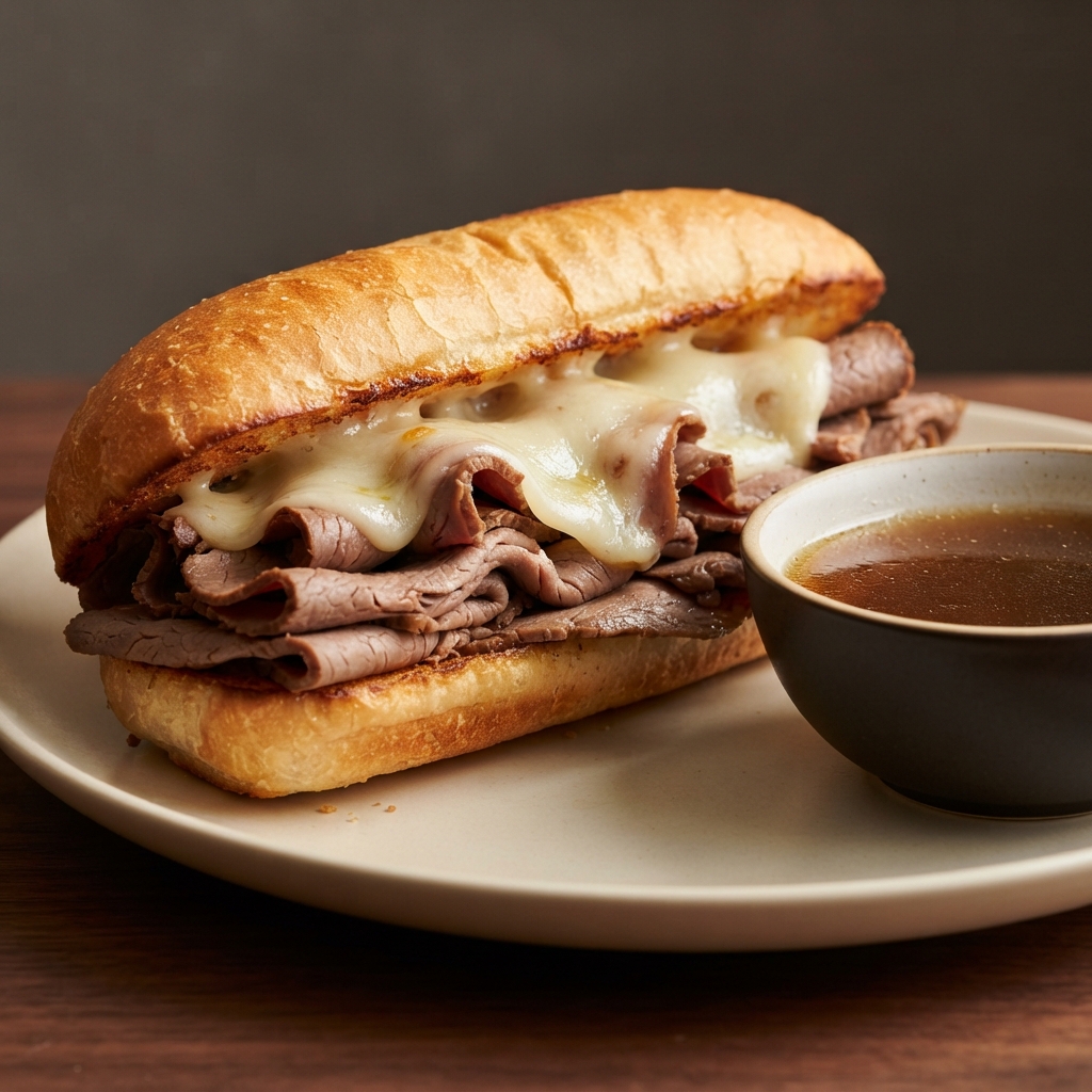 Easy French Dip Sandwiches
