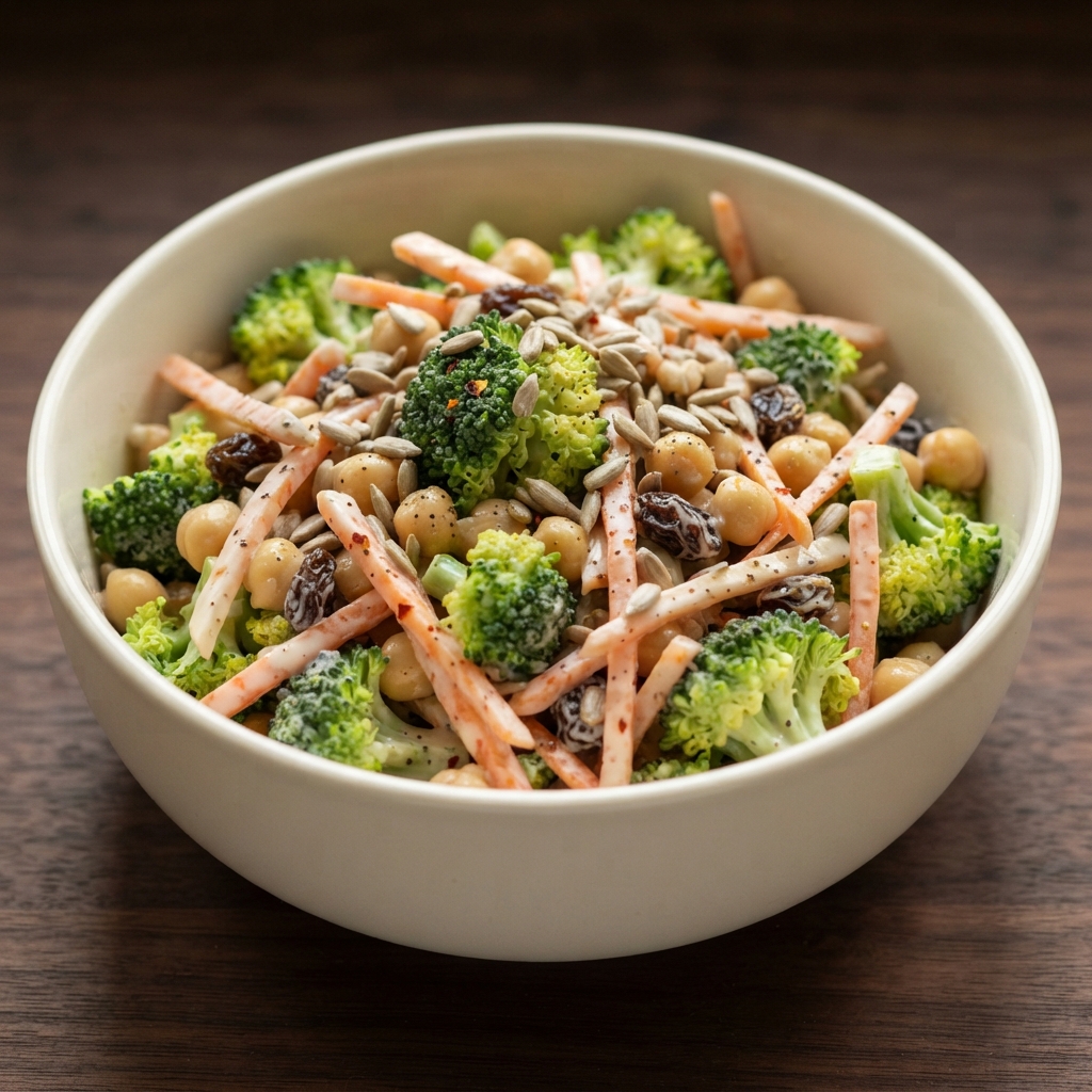 Trees, Seeds, and Beans Broccoli Slaw Salad