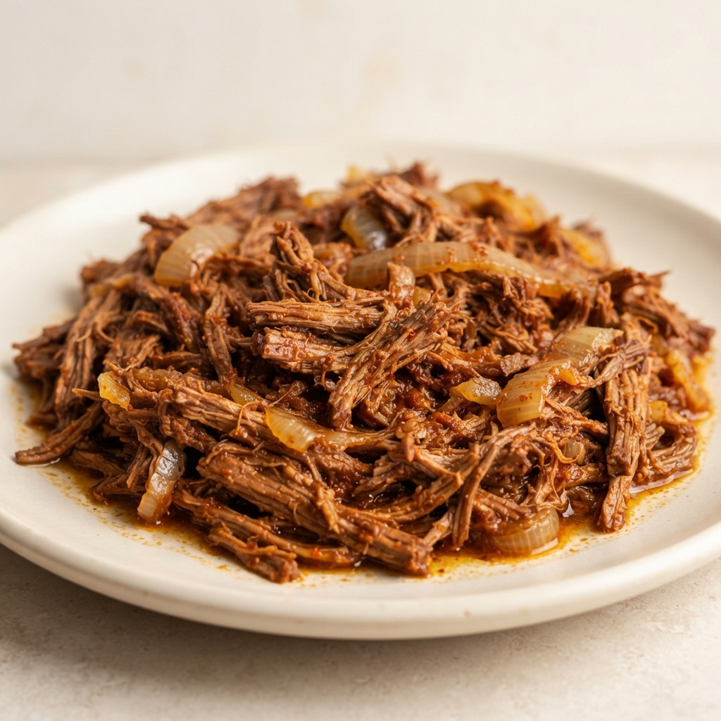 Slow Cooker Shredded Beef for Tacos and Burritos