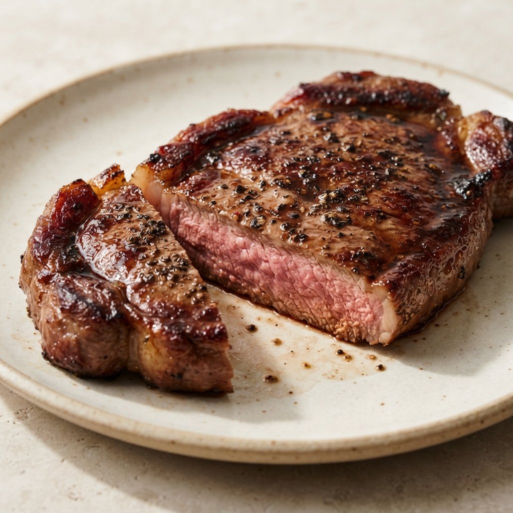 Sirloin Steak in Cola–Soy Marinade