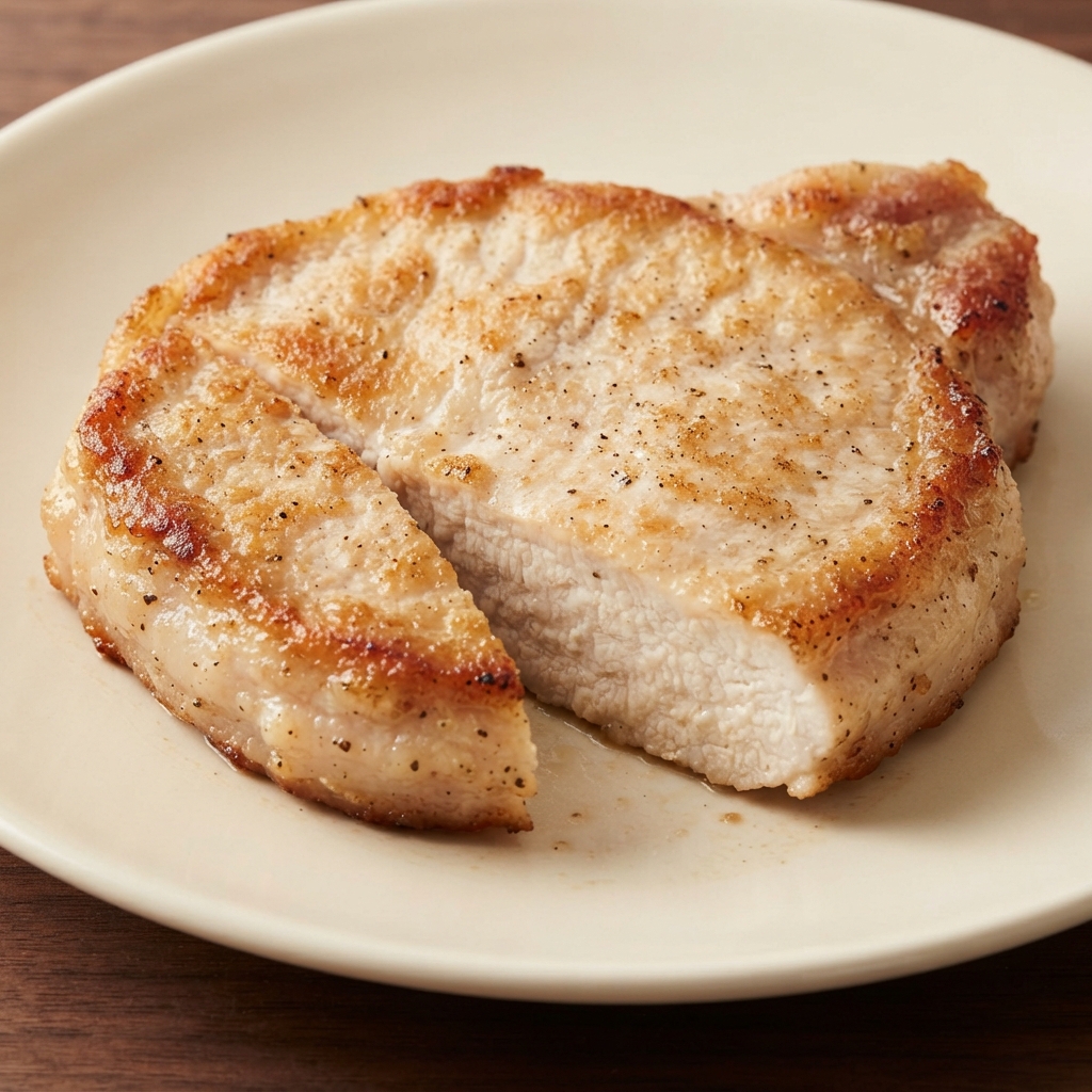 Skillet-Seared Boneless Pork Chops