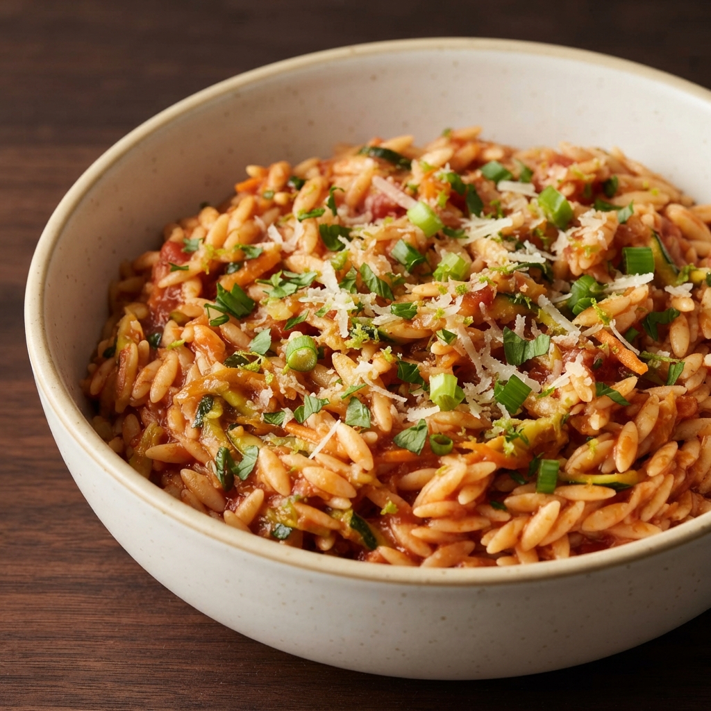 Vegetarian Lime Orzo