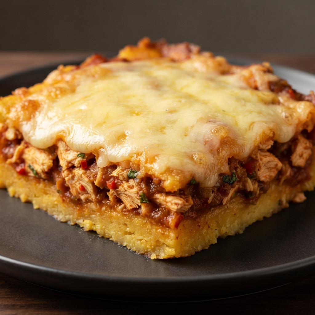 Southwestern Chicken Tamale Casserole