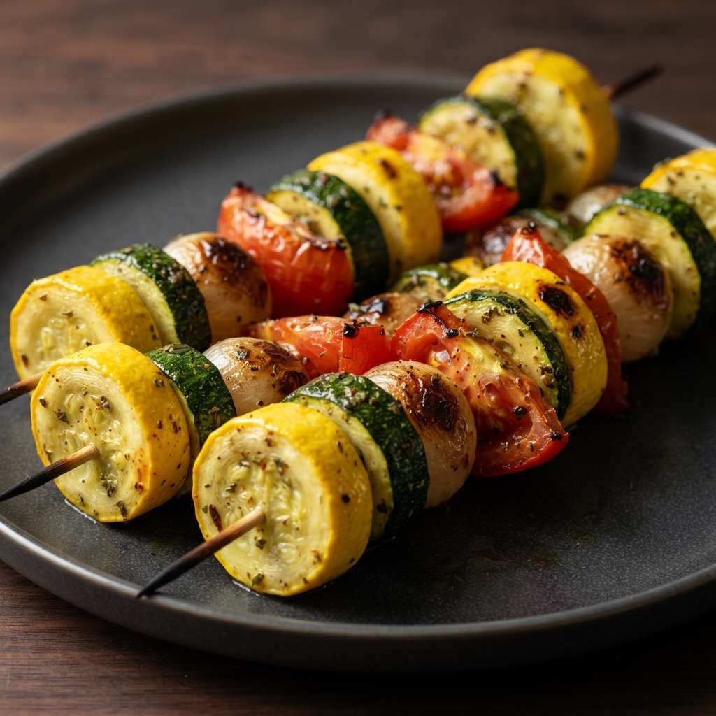 Herbed Grilled Veggie Skewers