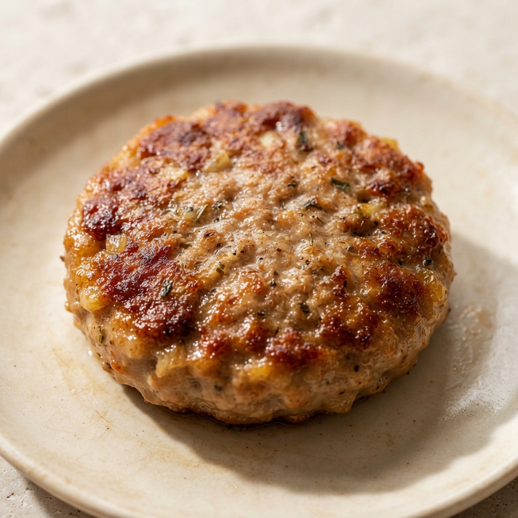 Homemade Chicken Sausage Patties