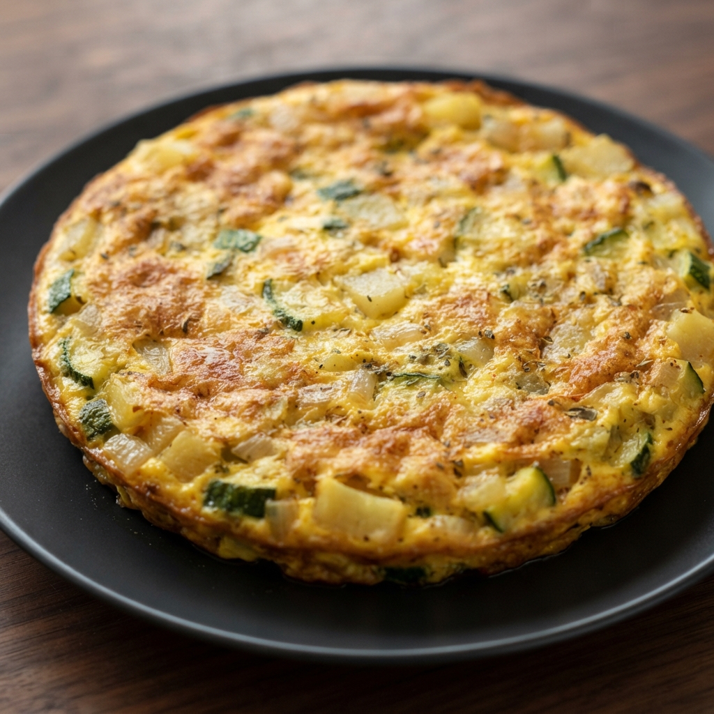 Zucchini and Potato Egg Frittata