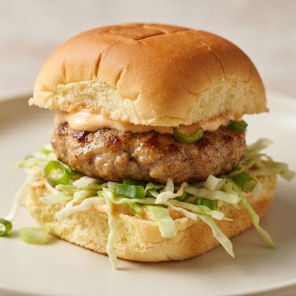 Pork Dumpling-Inspired Slider Burgers