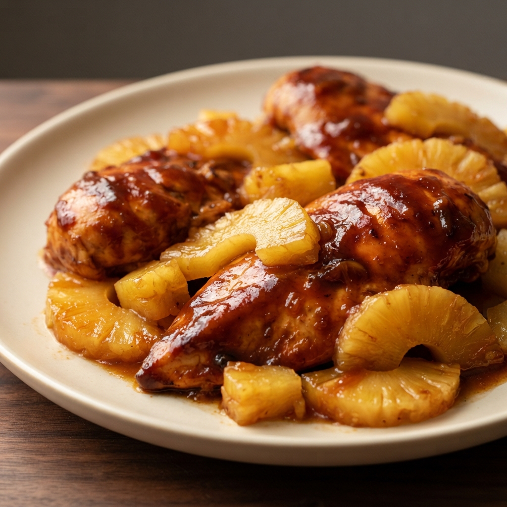 Slow Cooker Hawaiian Chicken