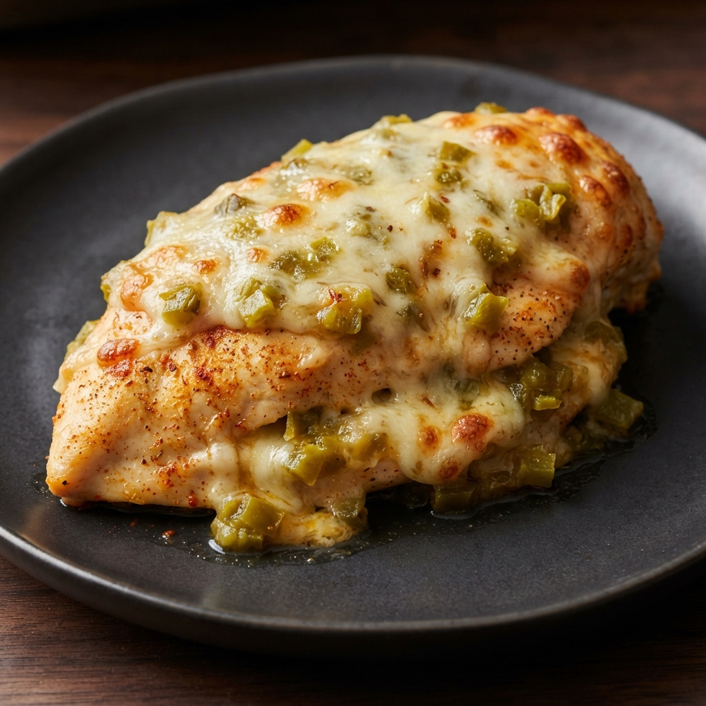 Green Chili and Cheese Chicken