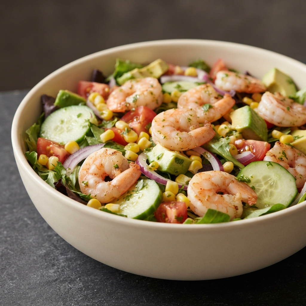 Summer Grilled Shrimp Salad
