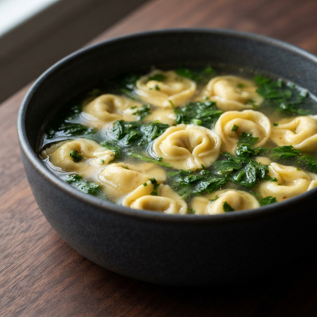 Spinach Tortellini Soup