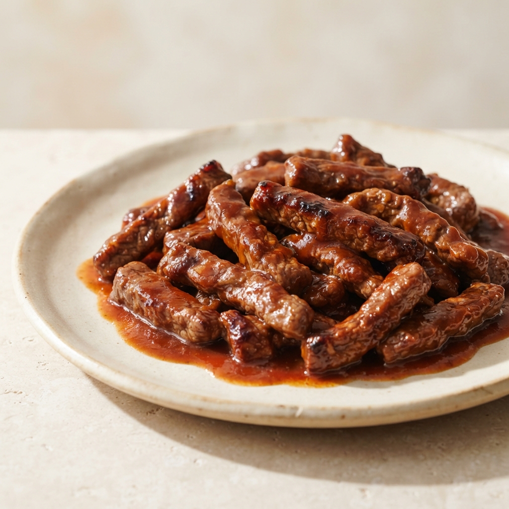 Oven-Baked Round Steak with Barbecue Sauce