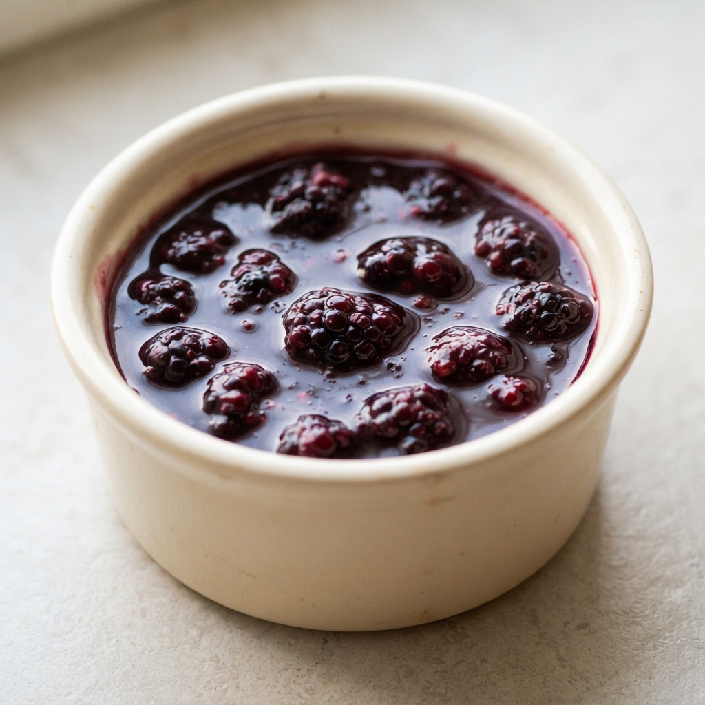 Blackberry Brandy Dessert Sauce