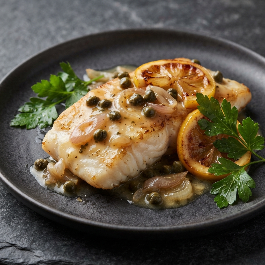 Lemon-Caper Cod Piccata
