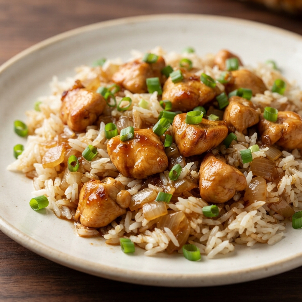 Honey-Garlic Chicken and Rice Bake