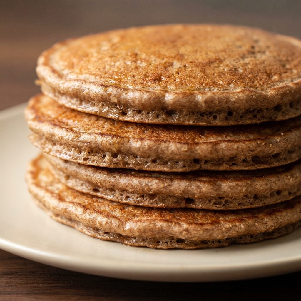 100% Whole Wheat Pancakes