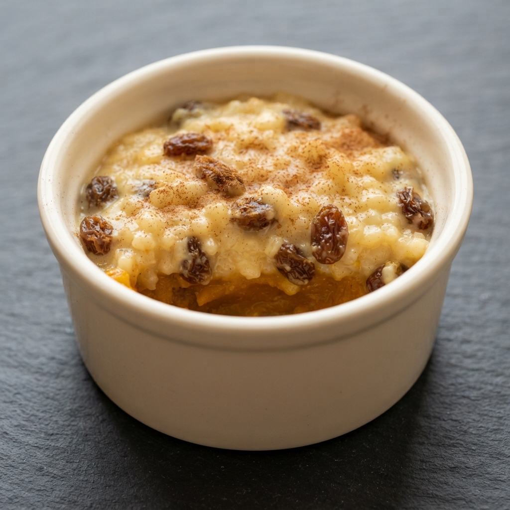 Creamy Pumpkin Arborio Rice Pudding