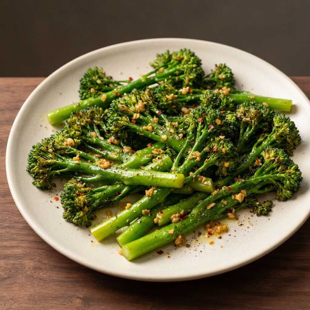 Quick Sautéed Broccolini with Garlic and Lemon