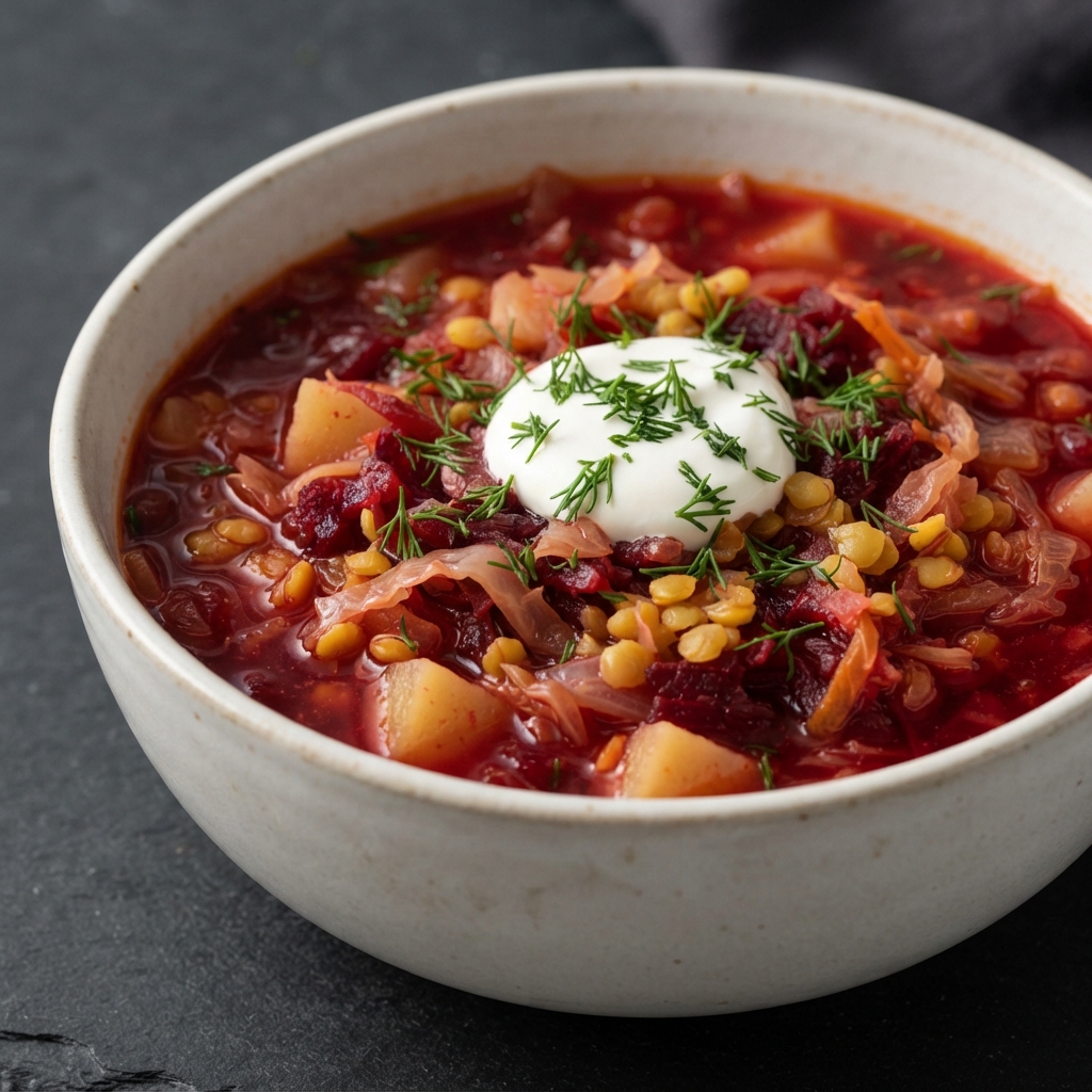 Hearty Meatless Borscht
